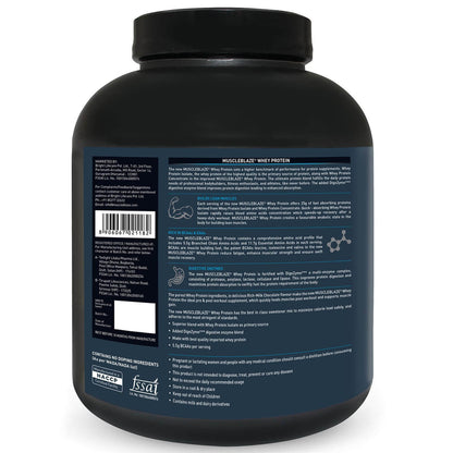 MuscleBlaze Whey Protein - 2 Kg (4.4 Lb), Rich Milk Chocolate